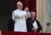 MORAL CLARITY or Diplomacy? Vatican’s Dilemma Pope giving a blessing from a balcony