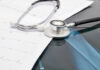 Shocking Hospital Probe – Detransition Center Ordered! Stethoscope on medical charts and X-ray image.
