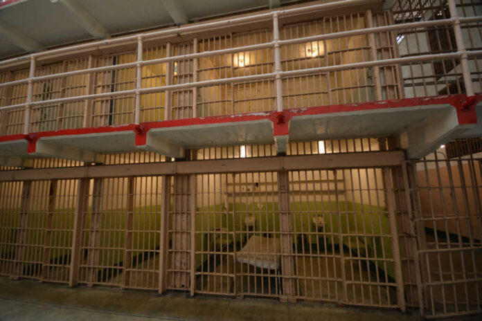 alcatraz-cellar636680701jpg Prison cell block with barred doors and two tiers