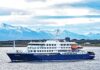Hantavirus Horror: Cruise Becomes Global Health Threat A cruise ship sailing in front of snow-capped mountains