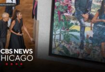 Official portrait of Barack, Michelle Obama revealed ahead of presidential center’s opening