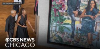 Official portrait of Barack, Michelle Obama revealed ahead of presidential center’s opening
