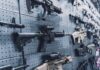 Virginia Revolts: Sheriffs Defy Gun Ban A wall displaying various firearms in a gun shop