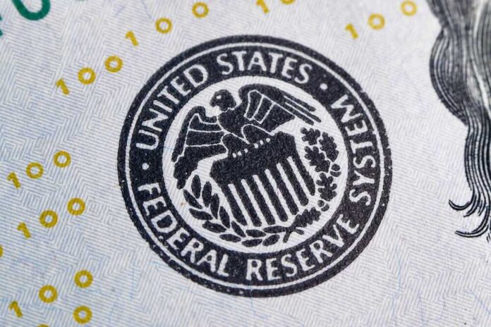 Federal Reserve seal on U.S. currency
