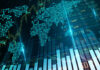 Peace Pops Stocks, Hidden Toll Ahead? Digital world map with financial data overlay