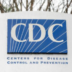 CDC sign on an outdoor monument