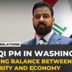 Iraqi PM arrives in the US seeking balance between security and economy