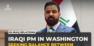 Iraqi PM arrives in the US seeking balance between security and economy