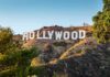 Hollywood Sign on a sunlit hillside