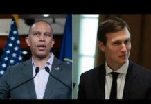 Left Meltdown After Jeffries’ Kushner Sit-Down Hakeem Jeffries and Jared Kushner meet privately, sources say