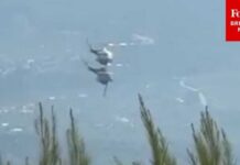 Firefighting Chaos: Mid-Air Smash WATCH: Firefighting Helicopters Collide While Attempting To Put Out Wildfire Near Athens, Greece