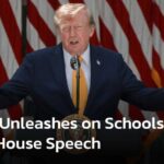 FULL EVENT: U.S. President Donald Trump Unleashes on Schools in Fiery White House Speech | AC15