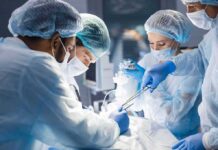 Operation Triggers SHOCK Remission surgeons performing an operation