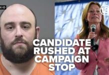 Armed man allegedly charged toward Ohio governor candidate Amy Acton at campaign stop