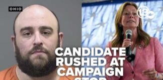 Armed man allegedly charged toward Ohio governor candidate Amy Acton at campaign stop