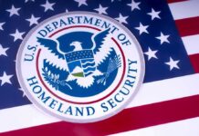 DHS Defies Judge—Deports Teen Twice U.S. Department of Homeland Security emblem on American flag