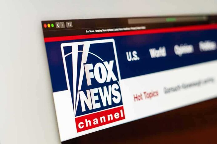 shutterstock_1353544202 Fox News website logo on a computer screen