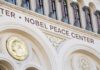 Bias Uproar Erupts Over Nobel Peace Choice Nobel Peace Center facade with arched windows and gold medallion