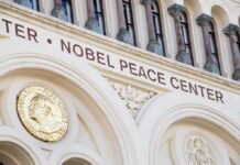 Bias Uproar Erupts Over Nobel Peace Choice Nobel Peace Center facade with arched windows and gold medallion