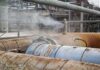 Pipeline Trap Turns Into a Bloodbath – Ambush Stuns Kremlin Troops Industrial pipelines leaking steam in a processing plant